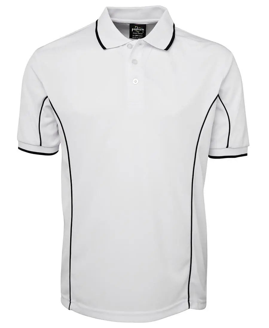 JB'S Short Corporate Sleeve Piping Polo 7PIP Metro Workwear.